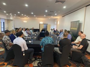 The roundtables in Lae and Port Moresby (pictured) saw vigorous participation from both the delegation and local businesspeople and stakeholders. Photo: Dev Nadkarni