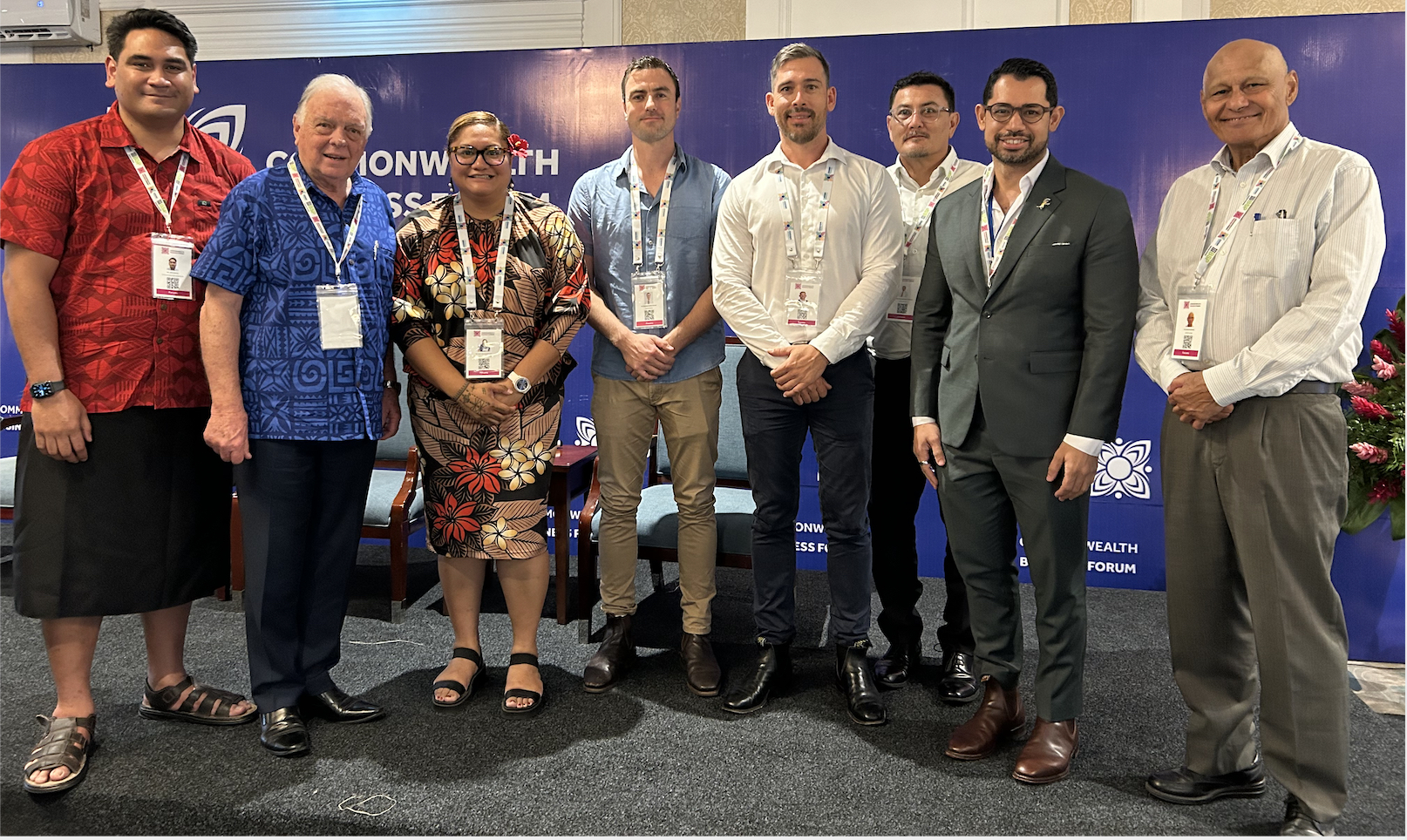 Australia Pacific Business Councils delegates at CHOGM in Samoa