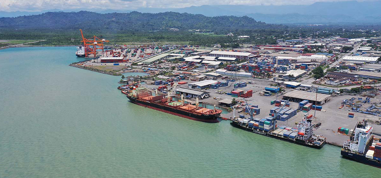 Lae Port. Pic Courtesy: PNG Ports Corporation website. Lae Port. Pic Courtesy: PNG Ports Corporation website.