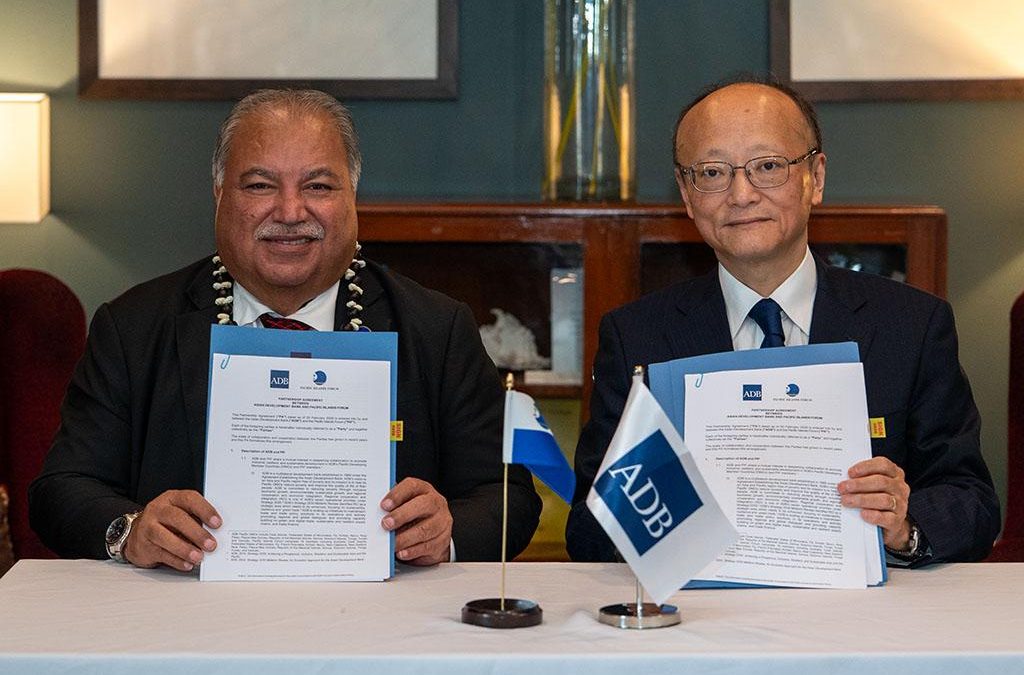 ADB and Pacific Islands Forum sign landmark partnership agreement